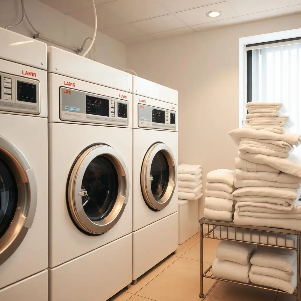Soluciones de lavandería industrial para hoteles
