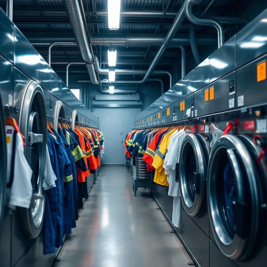 Soluciones de lavandería industrial para industria y uniformes
