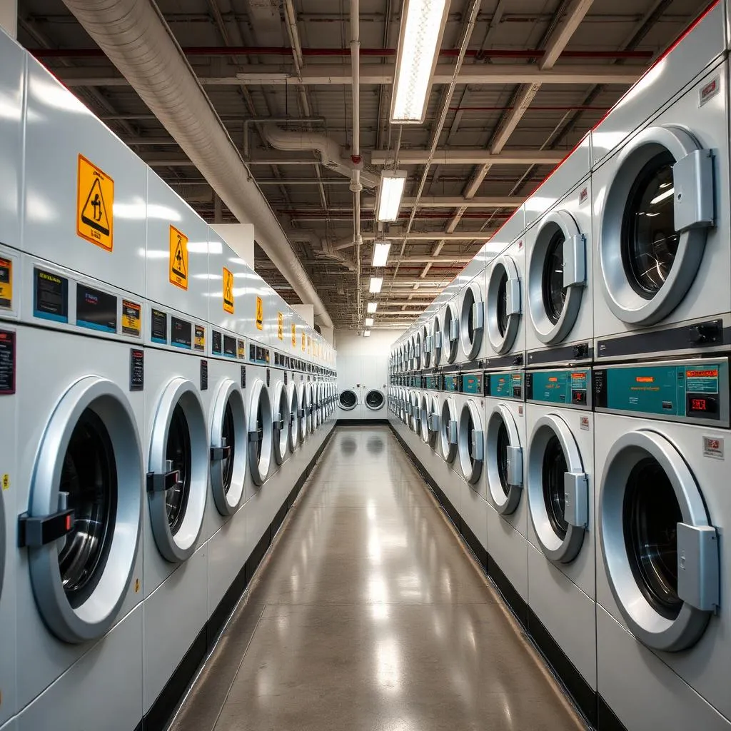 Equipos industriales para lavanderías comerciales de alto volumen