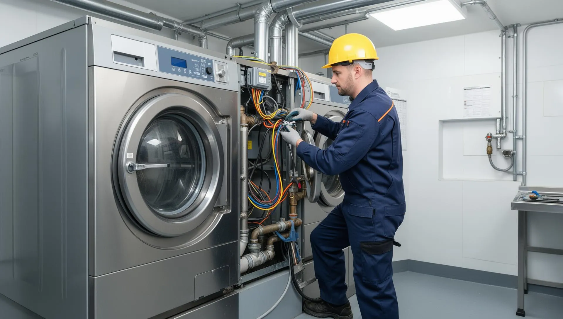 Instalación profesional de equipos industriales